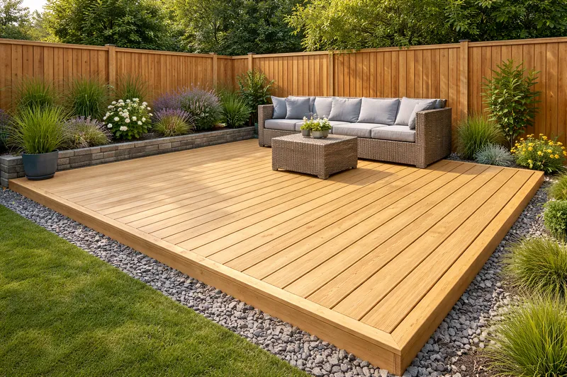 Garden Decking work by A L Brittain Carpentry